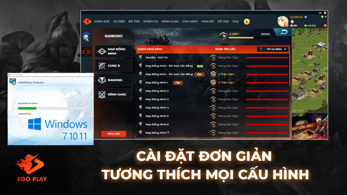 Cách cài đế chế trên Win 10